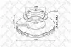 Тормозной диск STELLOX 8500801SX (фото 1)