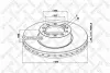 Тормозной диск STELLOX 8500803SX (фото 1)