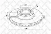 Тормозной диск STELLOX 8500818SX (фото 1)