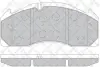 Комплект тормозных колодок, дисковый тормоз STELLOX 8501423SX (фото 1)