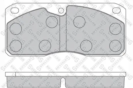 Комплект тормозных колодок, дисковый тормоз STELLOX 8501431SX