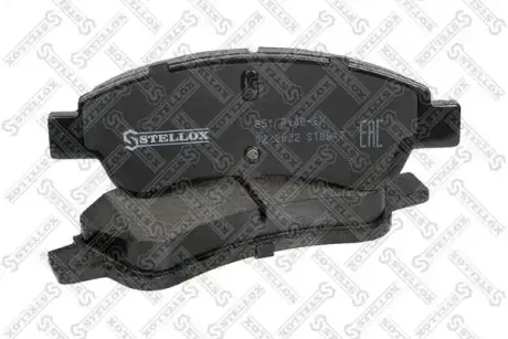 Колодки гальмівні передні (дискові) STELLOX 851010BSX