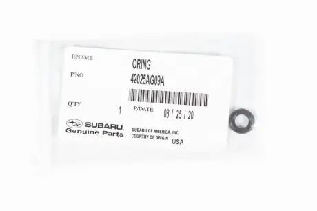 Кольцо уплотнительное SUBARU 42025AG09A