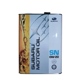 Масло моторное, Motor Oil, SAE 0W-20, 4L SUBARU K0215Y0274