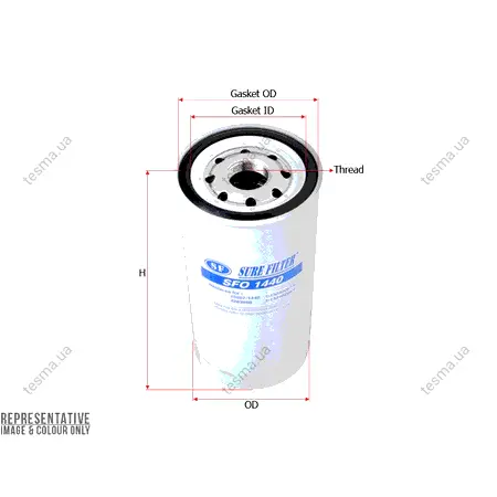Фильтр SURE FILTER SFO1440 (фото 1)