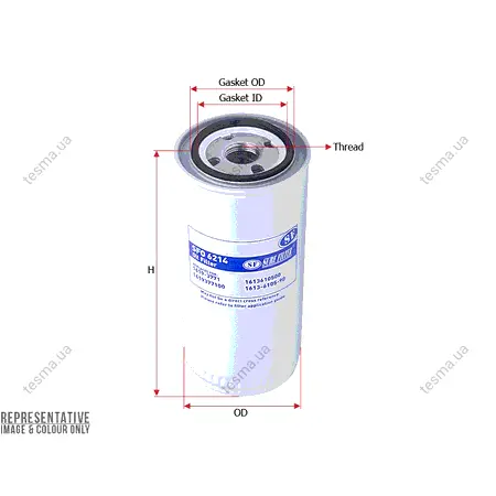 Фильтр SURE FILTER SFO6214 (фото 1)