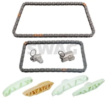 Комплект ГРМ (ланцюг + елементи) HYUNDAI GRAND SANTA FÉ, IX35, SANTA FÉ II, SANTA FÉ III, SANTA FÉ III/SUV, SANTA FÉ II/SUV, STARIA, TUCSON KIA CARNIVAL III, SORENTO II 2.0D/2.0DH/2.2D 03.06- SWAG 33107662