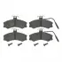 Комплект тормозных колодок, дисковый тормоз SWAG 62916051 (фото 1)