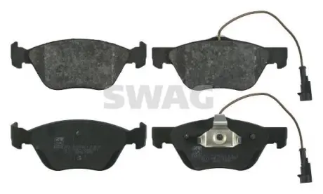 Комплект тормозных колодок, дисковый тормоз SWAG 74916292