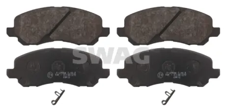 Комплект тормозных колодок, дисковый тормоз SWAG 80916741