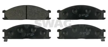 Комплект тормозных колодок, дисковый тормоз SWAG 82916286