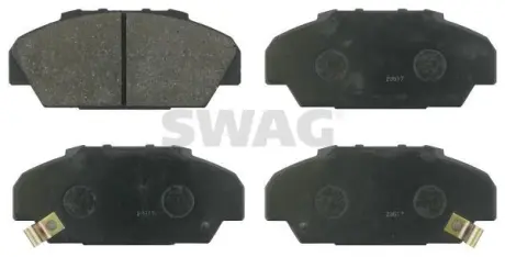 Комплект тормозных колодок, дисковый тормоз SWAG 85916365