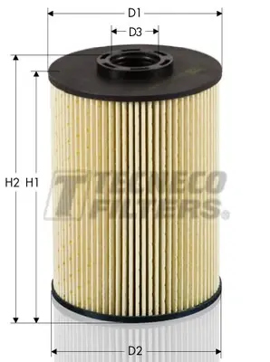 Фільтр паливний Citoren/Ford/Peugeot 2.0 HDi 09-/2.0 TDCi 11- TECNECO GS0927E (фото 1)
