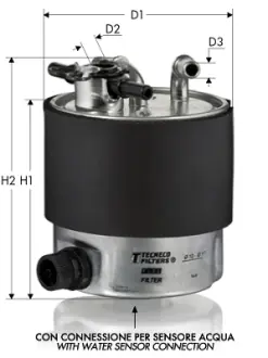 Фільтр паливний TECNECO GS105351