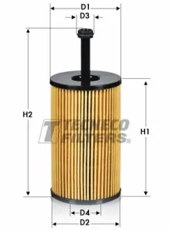 Фільтр масляний Citroen Berlingo,C2/C3,Xsara,Peugeot 106/206/30 TECNECO OL0114E