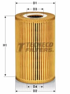 Фільтр масляний MB W168 A140A160A190 [M166.940/960/990] 97 TECNECO OL0206E
