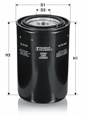 Фільтр масляний Fiat/Peugeot/Citroen 3.0HDi TECNECO OL10267/1 (фото 1)