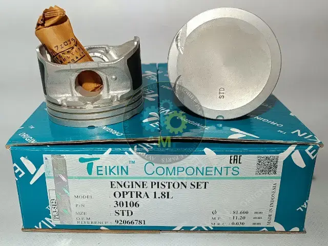Поршень із пальцем STD (к-кт на двигун) OPTRA 1.8L TEIKIN 30106-STD (фото 1)