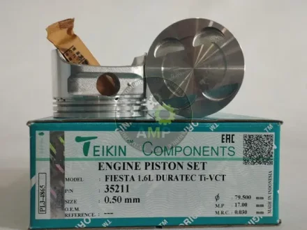 Поршень із пальцем +0.50мм (к-кт на двигун) FIESTA 1.6L DURATEC Ti-VCT TEIKIN 35211-050