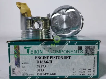 Поршень із пальцем STD (к-кт на двигун) D16A6-II TEIKIN 38173-STD