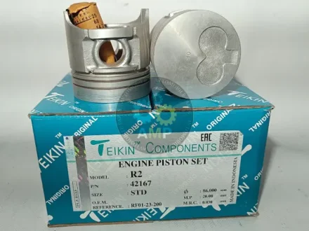 Поршень із пальцем STD (к-кт на двигун) Mazda 2,0-2,2 D (R2/RF) TEIKIN 42167-STD