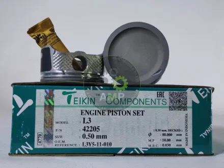 Поршень із пальцем +0.50мм (к-кт на двигун) Mazda 2.3 (L3) 42205-050 TEIKIN 42205050