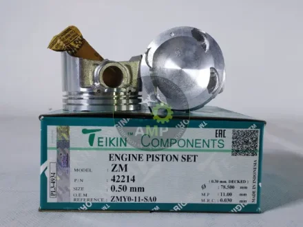 Поршень із пальцем +0.50мм (к-кт на двигун) Mazda 323 BJ 1,6 (ZM) 42214-050 TEIKIN 42214050