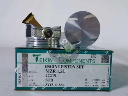 Поршень із пальцем STD (к-кт на двигун) Mazda2 1,5 (MZR) TEIKIN 42219-STD
