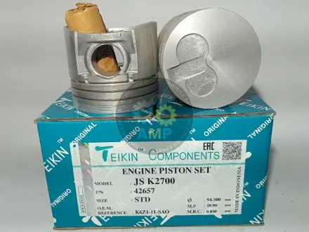 Поршень із пальцем STD (к-кт на двигун) Kia K2700 2.7 D (J2) TEIKIN 42657-STD