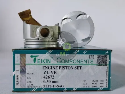 Поршень із пальцем +0.50мм (к-кт на двигун) Mazda 1.5L (ZL-VE) TEIKIN 42672-050