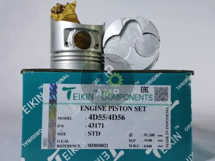 Поршень із пальцем STD (к-кт на двигун) Mitsubishi 4D55,4D56, Hyundai D4BX TEIKIN 43171-STD