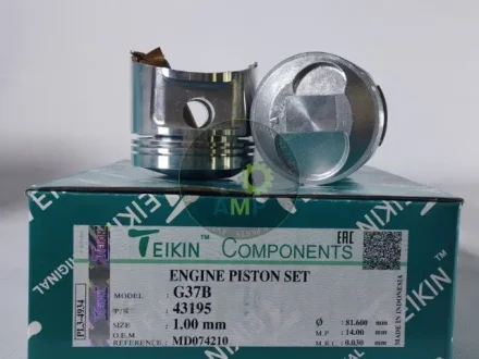 Поршни ремонт (+1.00мм) (к-кт на мотор) Mitsubishi G37B TEIKIN 43195-100