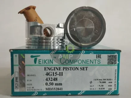 Поршень із пальцем +0.50мм (к-кт на двигун) 4G15-II TEIKIN 43248-050