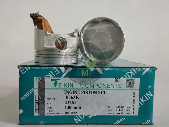 Поршень із пальцем +1.00мм (к-кт на двигун) 4G63K TEIKIN 43261-100 (фото 1)