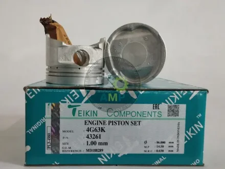 Поршень із пальцем +1.00мм (к-кт на двигун) 4G63K TEIKIN 43261-100