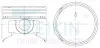 Поршень із пальцем +0.50мм (к-кт на двигун) 4G63N 43279-050 TEIKIN 43279050 (фото 1)