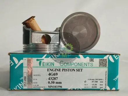 Поршень із пальцем +0.50мм (к-кт на двигун) 4G69 TEIKIN 43287-050
