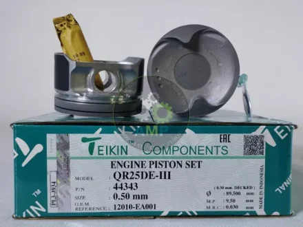 Поршень із пальцем +0.50мм (к-кт на двигун) Nissan 2,5L (QR25DE-III) TEIKIN 44343-050