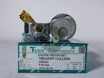 Поршень із пальцем +0.50мм (к-кт на двигун) Nissan 1,6TI (MR16DDT) GALLERY Juke TEIKIN 44362G-050