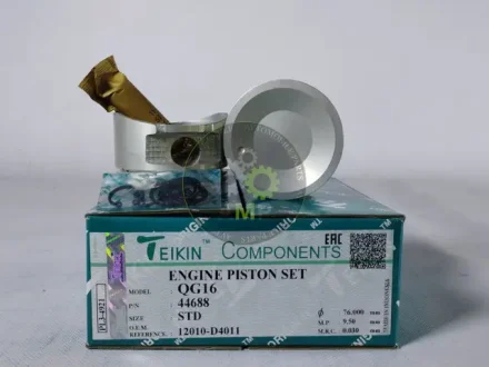 Поршень із пальцем STD (к-кт на двигун) Nissan 1,6L (QG16) Almera Classic B10RS TEIKIN 44688-STD