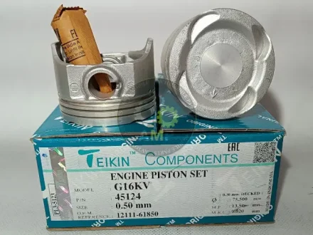 Поршни ремонт (+0.50мм) (к-кт на мотор) Suzuki G16KV, G16B (16v) TEIKIN 45124-050