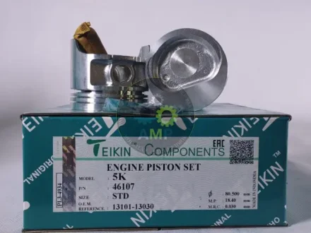 Поршень із пальцем STD (к-кт на двигун) Toyota 1,5L OHV (5K) TEIKIN 46107-STD