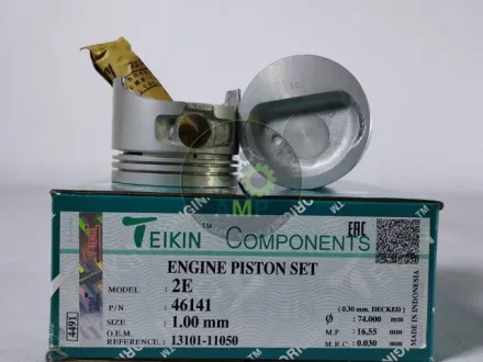 Поршни ремонт (+1.00мм) (к-кт на мотор) Toyota 2E TEIKIN 46141-100