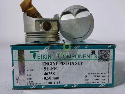 Поршни ремонт (+0.50мм) (к-кт на мотор) Toyota 5E-FE TEIKIN 46258-050