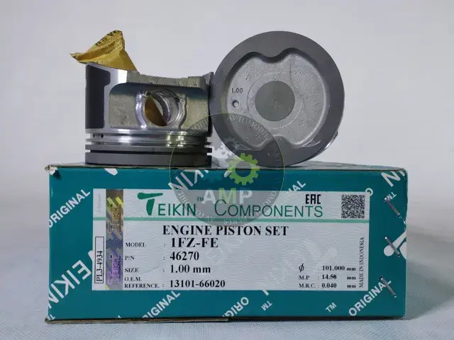 Поршень із пальцем +1.00мм (к-кт на двигун) Toyota 4,5L R6 (1FZ-FE) TEIKIN 46270-100 (фото 1)