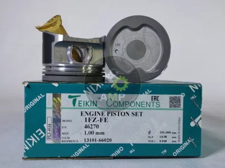 Поршень із пальцем +1.00мм (к-кт на двигун) Toyota 4,5L R6 (1FZ-FE) TEIKIN 46270-100