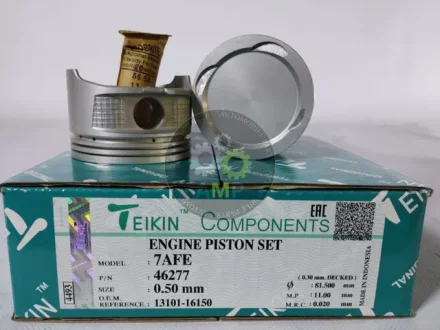 Поршни +0.50mm (к-кт на мотор) 7A-FE Toyota Carina E, Celica, Corolla TEIKIN 46277-050
