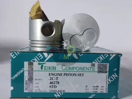 Поршень із пальцем STD (к-кт на двигун) Toyota 2,0D (2C,2CT) 46278-STD TEIKIN 46278STD