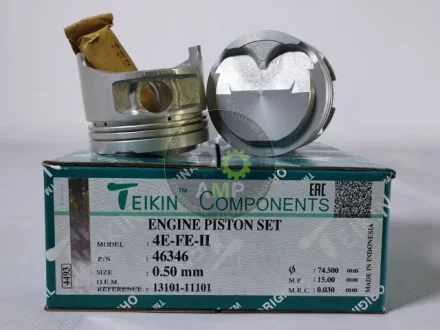 Поршень із пальцем +0.50мм (к-кт на двигун) 4E-FE-II TEIKIN 46346-050