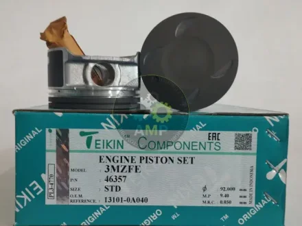 Поршень із пальцем STD (к-кт на двигун) 3MZFE 46357-STD TEIKIN 46357STD